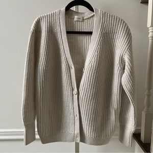 Wilfred Cortado cardigan in heather birch sz S